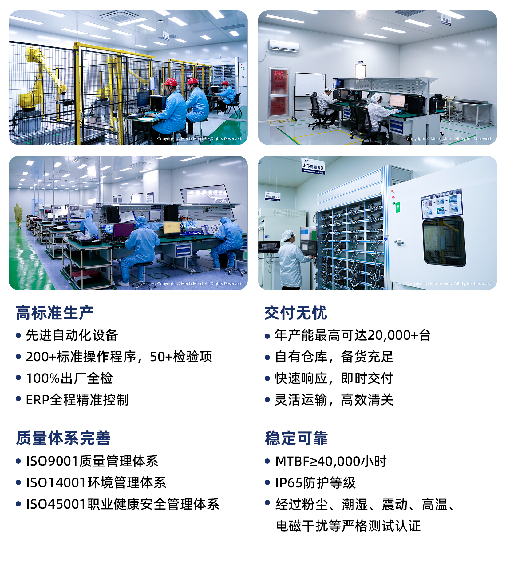 梅卡曼德自有高標(biāo)準(zhǔn)相機(jī)工廠 | 為全球客戶提供高質(zhì)量、高時(shí)效性的供貨保障