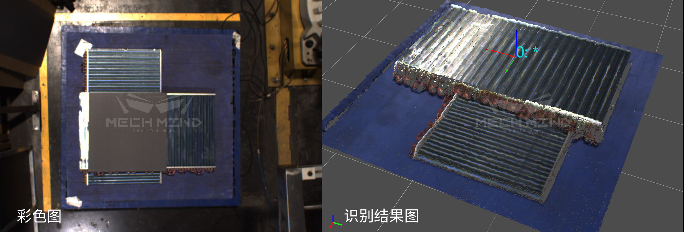 視覺引導散熱板上料 | 某大型空調廠