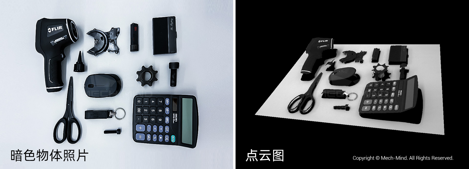 高精度結構光工業3D相機Mech-Eye PRO全面升級：可選藍光/白光版本，適合中距離應用
