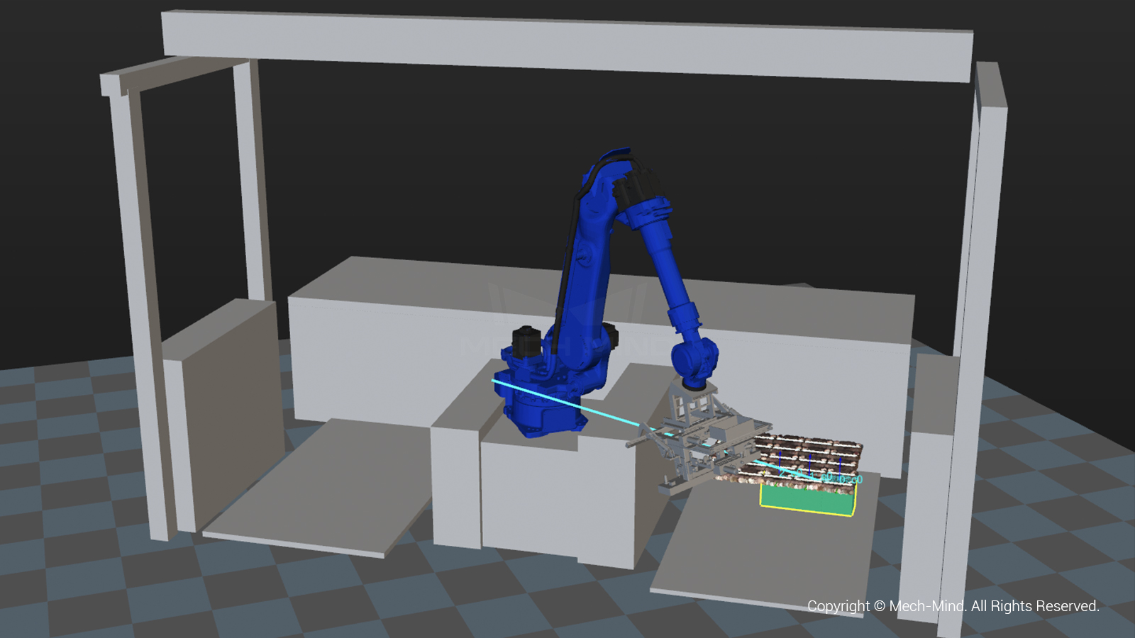 應用案例分享 | 3D視覺引導汽車鉛蓄電池自動化拆垛 應用案例分享 | 3D視覺引導汽車鉛蓄電池自動化拆垛